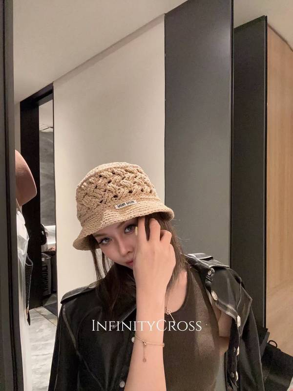 Miu Miu Hat MUH00211-1 Miu Miu Hat MUH00211-1